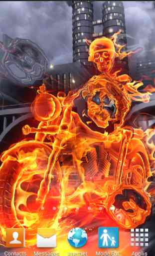 Skeleton Rider In Fire MagicFX 3