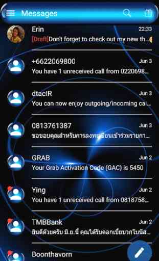 SpheresBlue SMS Messages 3