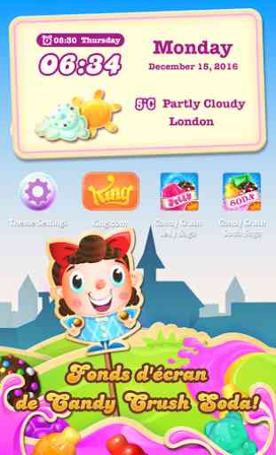 Thème Android Candy Crush Soda 2