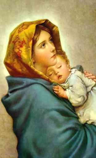 Vierge Marie Fond Animé 1