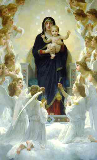 Vierge Marie Fond Animé 2