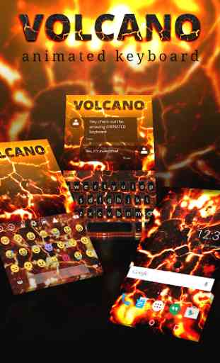 Volcan Clavier Animé 1
