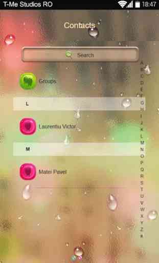 Water Theme GO SMS 3