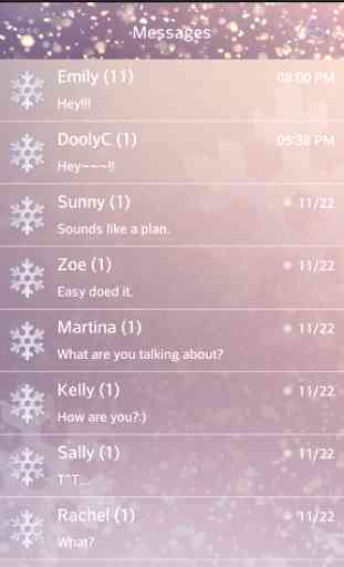 WINTER IS COMING GO SMS THEME 1
