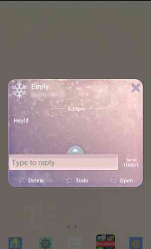 WINTER IS COMING GO SMS THEME 4