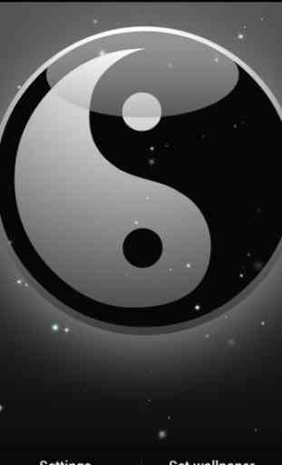Yin Yang Fond d'écran animé 2