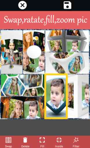4D Collage Photo Frame 4