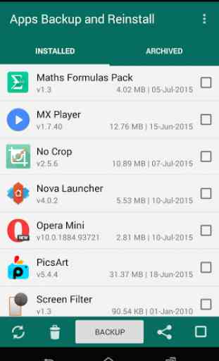 Apps Backup and Restore 1