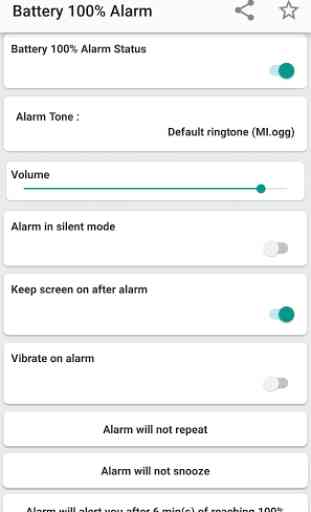 Battery 100% Alarm 3