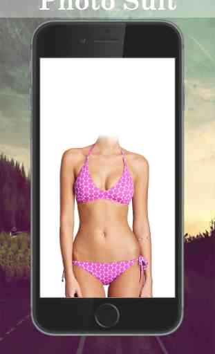 Bikini girl photo suit 1