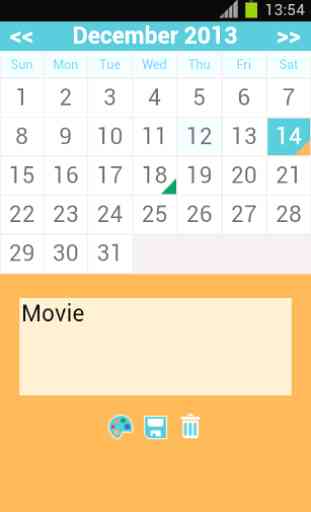 calendrier mensuel - agenda 4