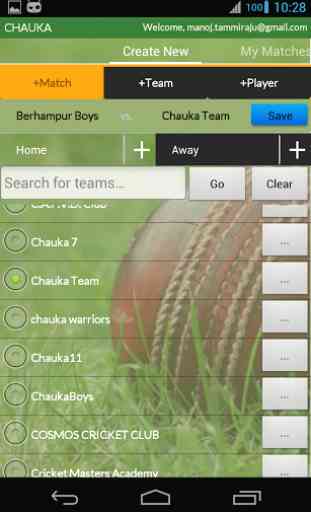 Chauka Cricket Scoring App 2