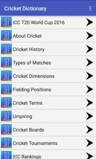 Cricket Dictionary 1