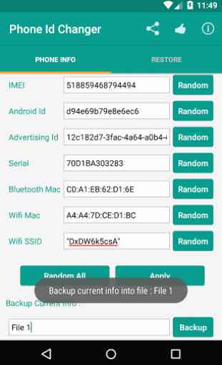 Device Id IMEI Changer Xposed 3