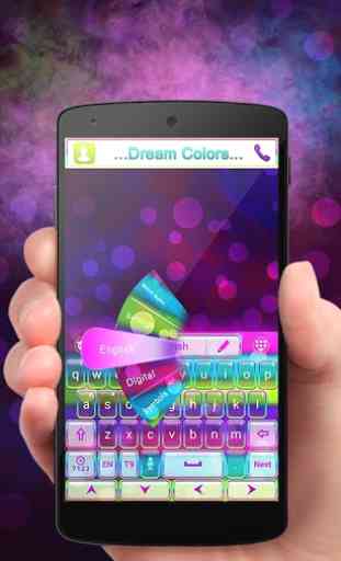 Dream Colors Go Keyboard Theme 1