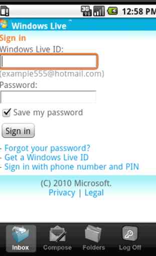 Easy Email for hotmail & live 1