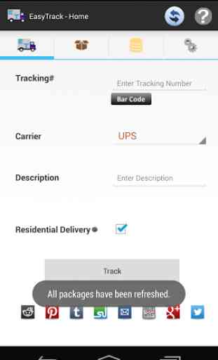 EasyTrack Package Tracking App 2