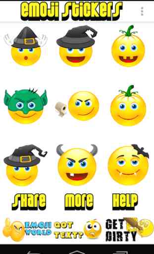 Emoji Autocollants mondiale 2