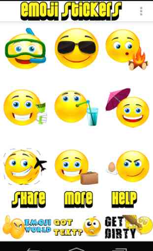 Emoji Autocollants mondiale 3
