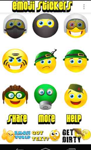 Emoji Autocollants mondiale 4