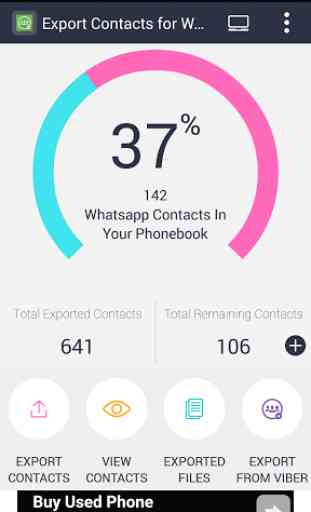 Export Contacts for Whatsapp 1