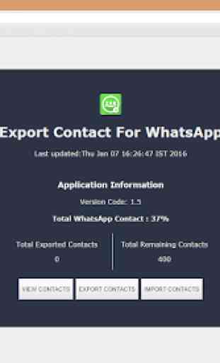 Export Contacts for Whatsapp 4