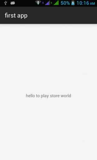 First Play Store App 2
