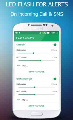 Flash Alerts on Call and SMS 1