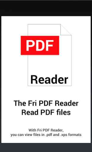 Fri PDF XPS Viewer Lecteur 1