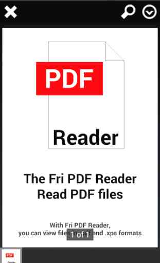 Fri PDF XPS Viewer Lecteur 2