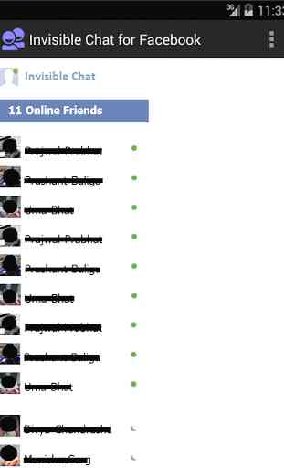 Invisible Chat for Facebook 1