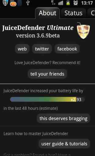 JuiceDefender - battery saver 2