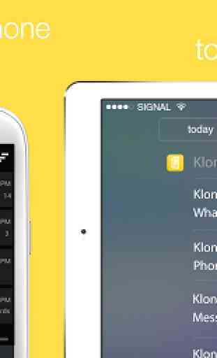 Klone: Notifications to iOS 1