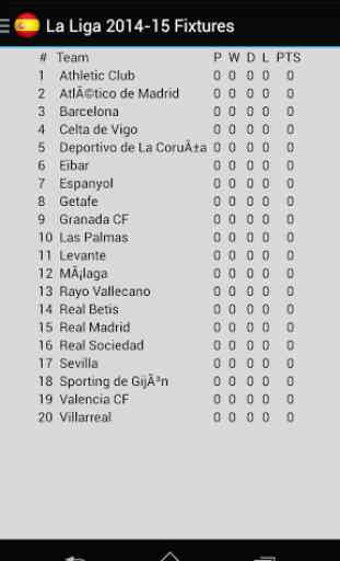 La Liga 2016-17 Fixtures 4