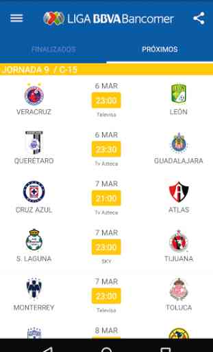 Liga Bancomer MX App Oficial 3