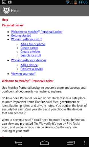 McAfee Personal Locker 4