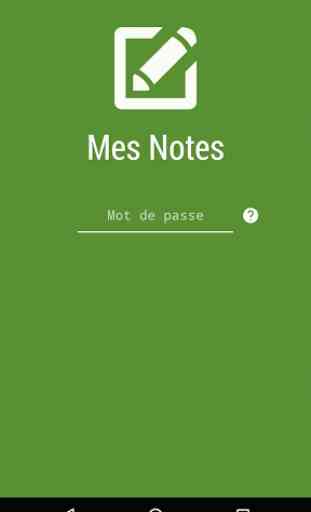 Mes Notes - Bloc-Notes 1