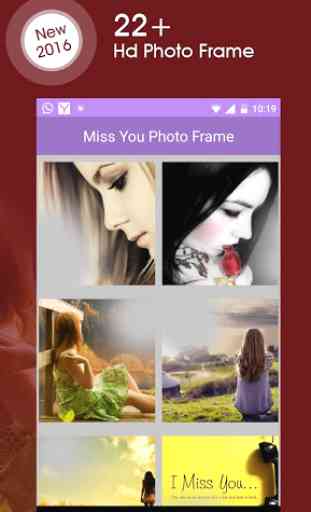 Miss You Photo Frame 1