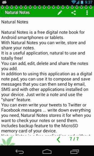 Naturelles Notes 3