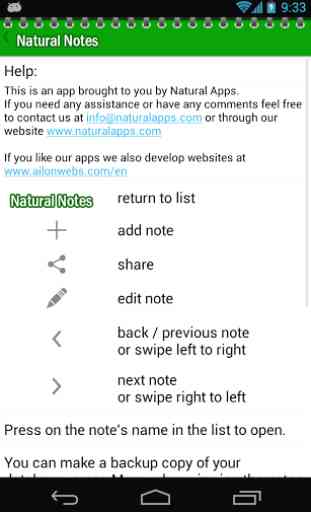 Naturelles Notes 4