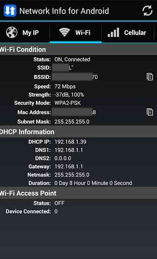 Network Info for Android 2