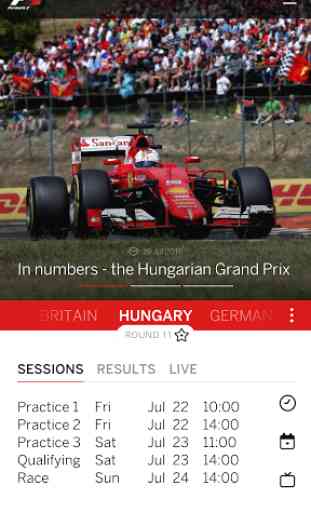 Official F1 ® App 1