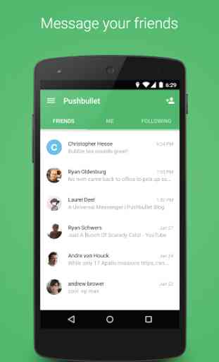 Pushbullet - SMS on PC 4
