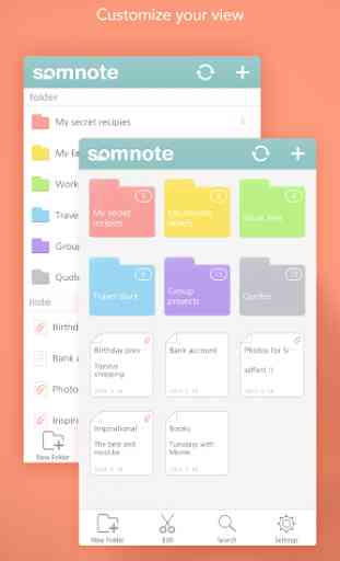SomNote - Beautiful note app 1