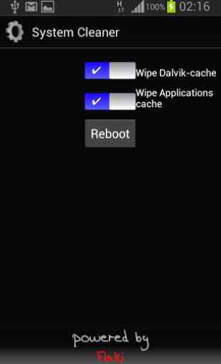 System cleaner ROOT 4