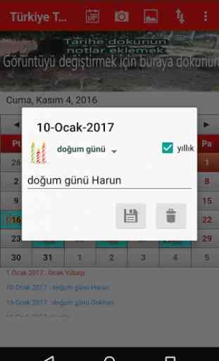 Türkiye Takvimi 2017 3