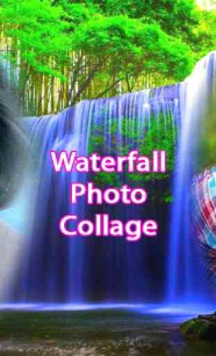 Waterfall photo collage frames 2