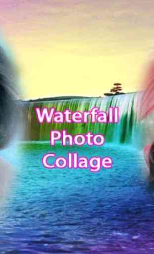 Waterfall photo collage frames 4