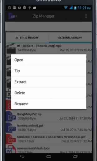 Zip File Manager 3