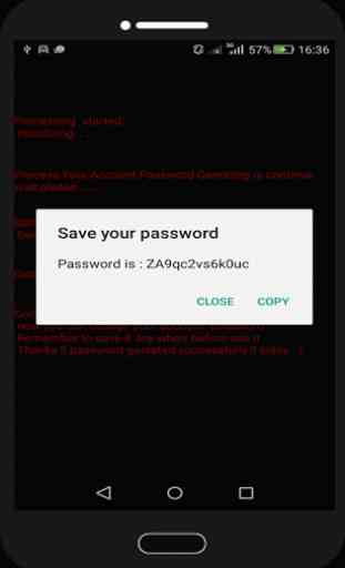 Account Passwords Key Gen 3